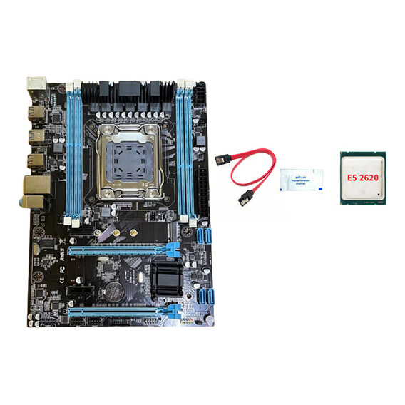 Placa Madre X79-288+cpu+cpu+cable E5 2620+kit De Engrase Tér