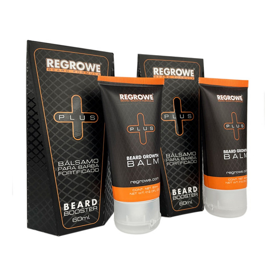 Regrowe Plus - Balsamo De Crecimiento De Barba - 2 Pack 