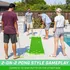Gosports Battleputt Golf Putting Juego 2 Contra 2 Pong Style Play Con 11' Putting Green, 2 Putters Y 2 Pelotas De Golf