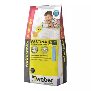 Pastina Weber Prestige X 5kg Negro Porcelanato