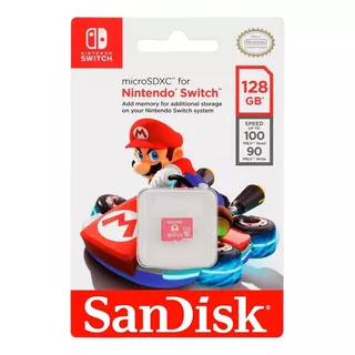 Memoria Sandisk Micro Sd Nintendo Switch 128gb