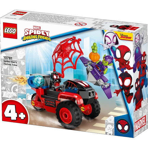 Lego Spidey- Miles Morales: Tecnotrike De Spider-man (10781) Cantidad de piezas 59