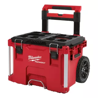 Caixa De Ferramentas Packout Milwaukee - 48-22-8426 C/ Rodas Cor Vermelho