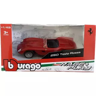 Burago Ferrari 250 Testa Rosa Rojo Escala 1:43