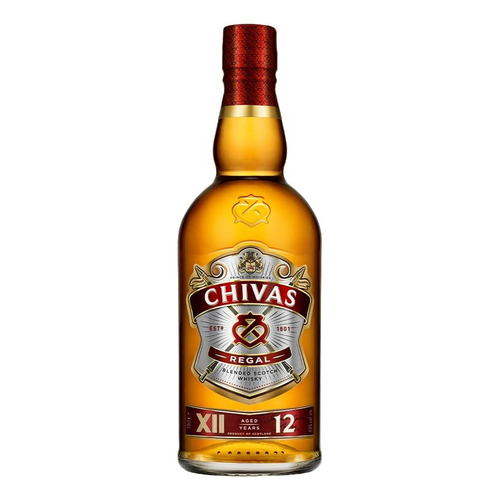 Whisky Blended Scotch Chivas Regal 12 Años Escocia botella 750 ml.