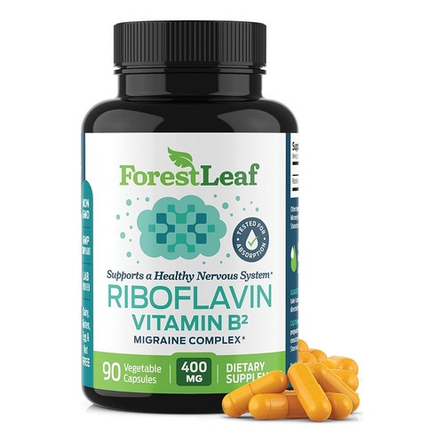 Riboflavin Riboflavina Vitamina B2 400mg 90 Capsulas Eg R12 Sabor Nd