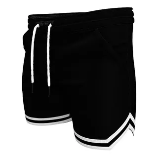 Pantaloneta Corta Gym Hombre Short Abertura Sport Slim Fit