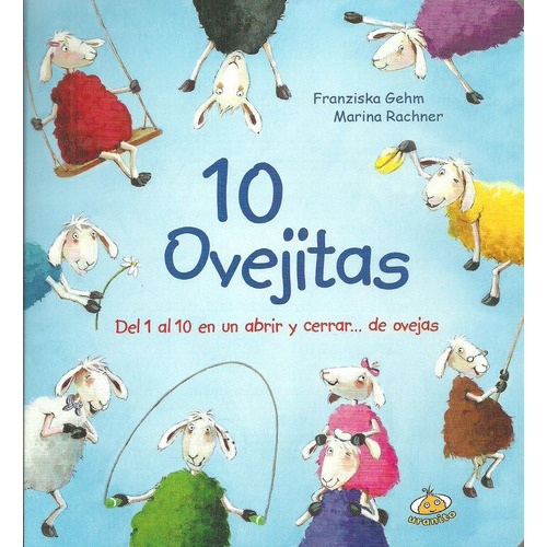 10 Ovejitas: Del 1 Al 10 En Un Abrir Y Cerrar...de Ovejas, De Aa.vv. Editorial Uranito, Edición 1 En Español