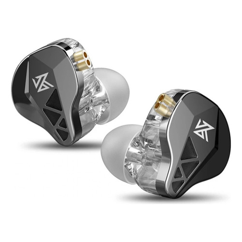 Auriculares In Ear Kz Edxs Hifi Con Microfono 1dd Color Plateado