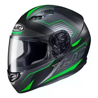 Casco Integral Moto Hjc Cs-15 Trion Verde Mate 