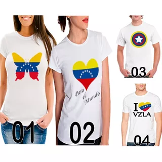 Franelas De Venezuela Full Color