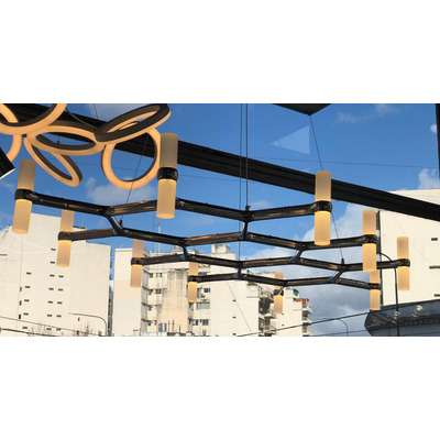 Colgante Led 12 Luces Fryda 3 Pisos 48w Ultra Moderno