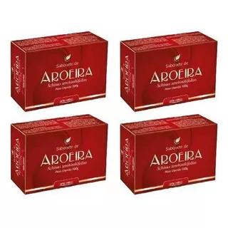 Sabonete Aroeira Com Suave Fragrância Rica Em Taninos 4x100g