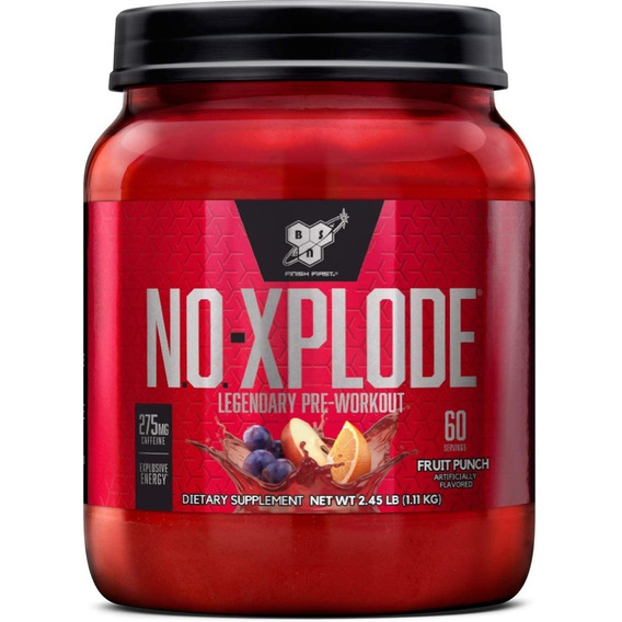 Pre Entreno Bsn No Xplode 3.0 2.45 Libras 60 Servicios Sabor Green apple