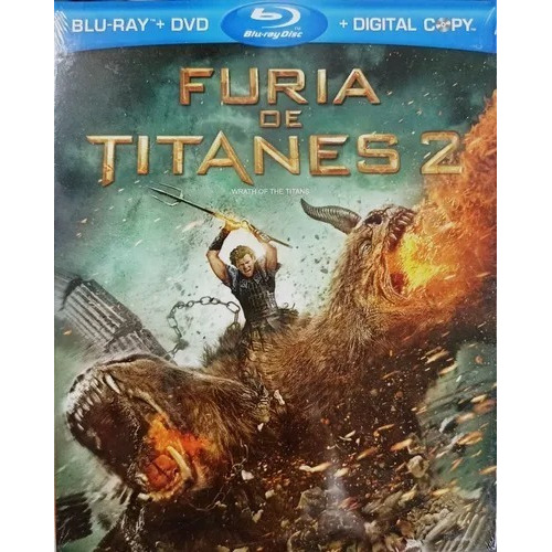 Película Furia De Titanes 2 Bluray + Dvd + Copia Digital