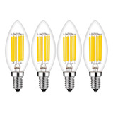 Bombilla Led E14 Regulable 6w 2700k Blanco Cálido - 4 Pack