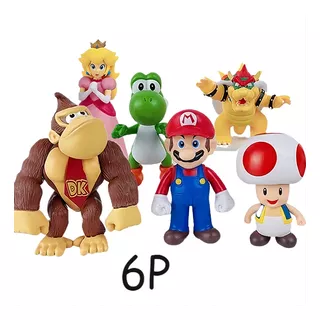 6pmario Juguetes Mario Bros Luigi Juguetes De Coleccion 15cm