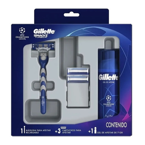 Gillette Mach 3 Turbo Champions Ligue Edition