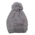 Gorro De Invierno Para Abrigar Con Forro Interno Con Pompón Beige 1