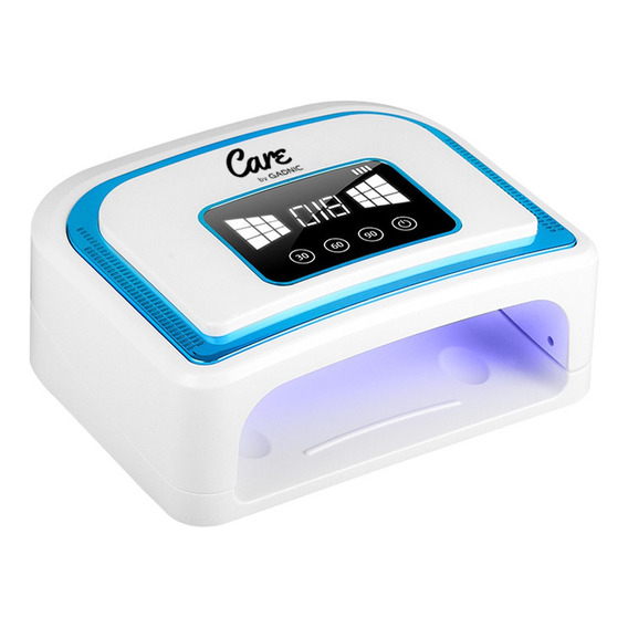 Cabina Uñas Led Uv 220w Gadnic Care Recargable Temporizador Color Azul