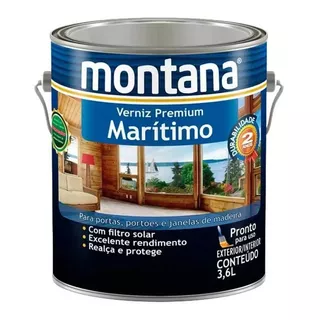 Verniz Premium Maritimo Montana 3,6lt Brilhante