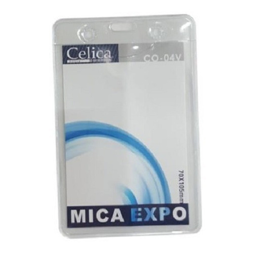 Mica Para Gafete Celica Vertical 70x105mm C/10 Piezas /v