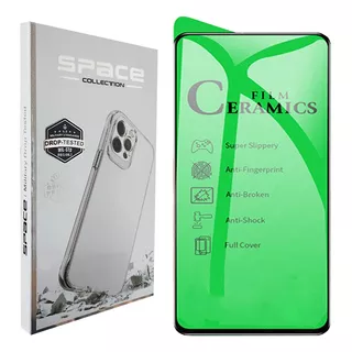 Capa Space Para iPhone + Pelicula Ceramica 13 14 15 Pro Max