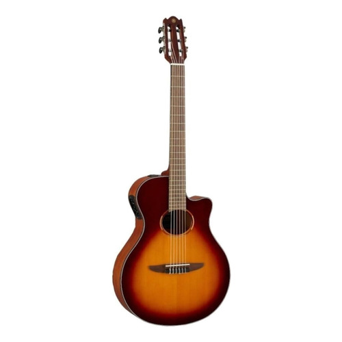 Guitarra criolla clásica Yamaha NX NTX1 para diestros brown sunburst brillante