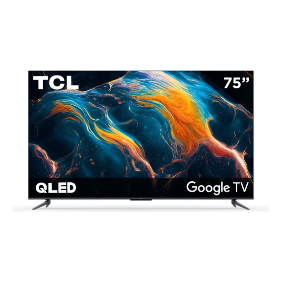 Tcl Smart Tv 75  Pantalla Qled Google Tv 4k Uhd 75q650g