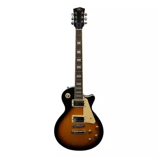 Guitarra Eléctrica Sx Ef3 Series Ef3 Les Paul De Arce/caoba 2000 Vintage Sunburst Brillante Con Diapasón De Palo De Rosa