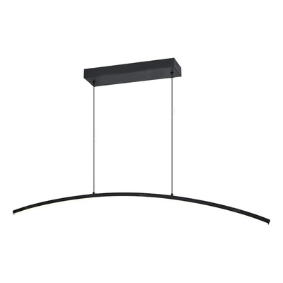 Lampara Colgante Leo Led Deco Moderno Negro  Negro