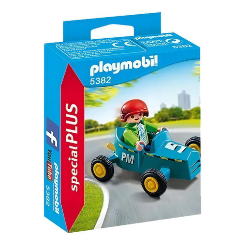 Figura Armable Playmobil Special Plus Niño Con Kart 3+