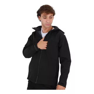 Campera Hombre Softshell Capucha Desmontable Oldtown Polo