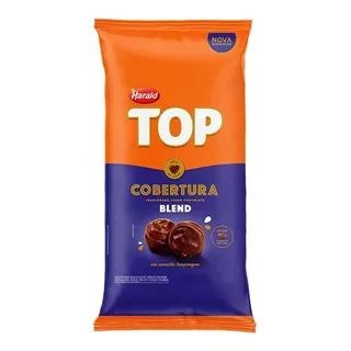 Cobertura Fracionada Chocolate Blend Gotas 2,05kg Top Harald