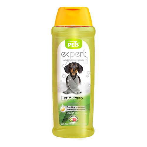 Shampoo Para Perro Expert Pelo Corto 500 Ml Fragancia Frutal Tono de pelaje recomendado Todo tipo