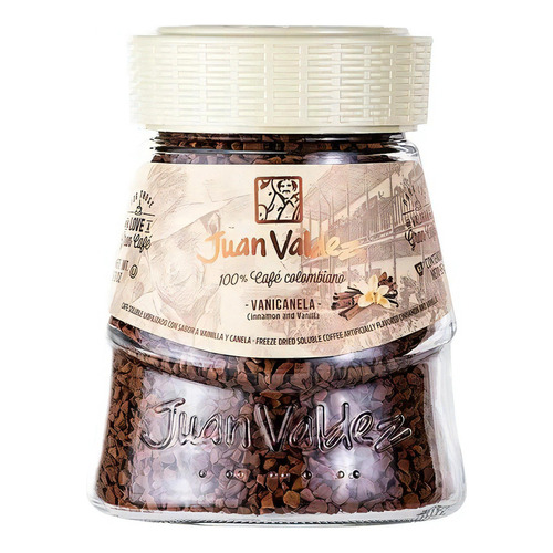 Juan valdez cafe instantaneo vainilla y canela 95g 63 tazas