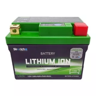 Bateria Íon Lítio Titan 150/160 Bros 150/xre 190 Skyrich