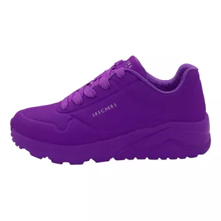 Tenis Skechers Street Uno Niña Morado 310450 Cómodo Ligero