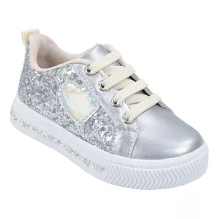 Zapatillas Niñas Glitter Cordon Elastico Premium Pampili