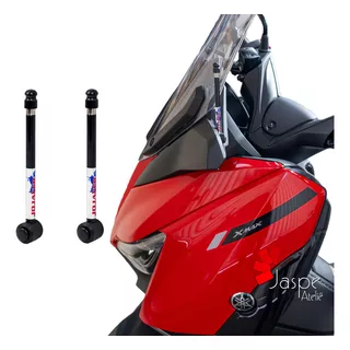 Par Antena Corta Pipa Yamaha Xmax 250 Exclusiva Lateral Xmax