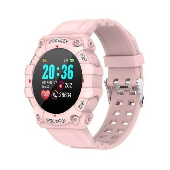 Smartwatch Reloj Inteligente Fd68 Fitness Sueño Rosa