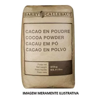 Cacau Em Pó Alcalino Leve Barry Callebaut 1kg
