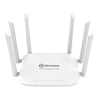 Roteador Greatek Gigabit 5 Portas, Ipv6, 2100mbps, 6 Antenas - Gwr2100ac