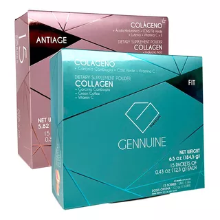 Colageno Hidrolizado Antiage & Fit - Gennuine X 30 Sobres 