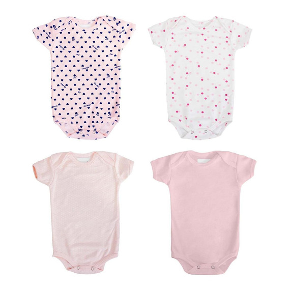 Pack De 4 Pañalero Body Impermeable Matilda & Co., Niña