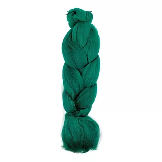 Cabelo Sintético Jumbo 399 Gr Para Tranças Ser Mulher Fibras Cor Jumbo - Emerald