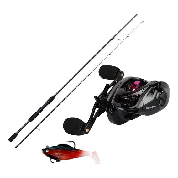 Combo Pesca Caña  + Reel Rotativo + Señuelo Bentancor Outdoo