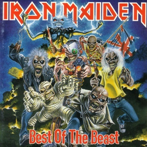 Iron Maiden -  BEST OF THE BEAST - cd versión estándar 1996 producido por Warner Music - Pharlophone