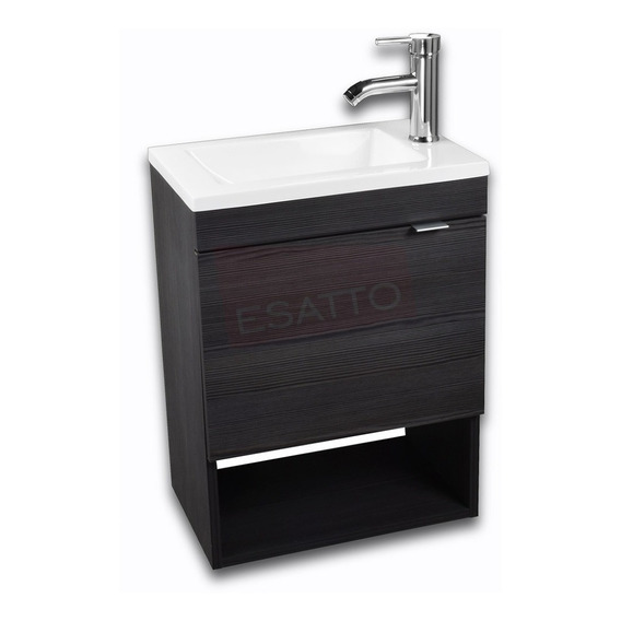 Esatto® Mueble Baño Pequeño Bleu Lavabo Llave Desagües 