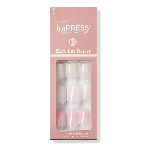 Uñas Press On - Kiss Impress Color Effortless Finish